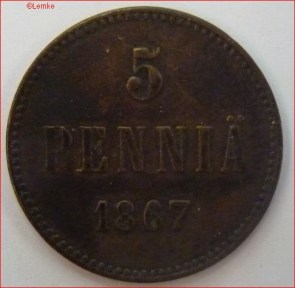 Finland KM 4.1-1867 voor
